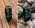 Emerald Eclipse-Black Ceramic Emerald Ring