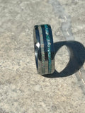 Custom Memorial Ring – Ash Inlay