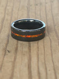 Blood Orange Opal — Black Ceramic